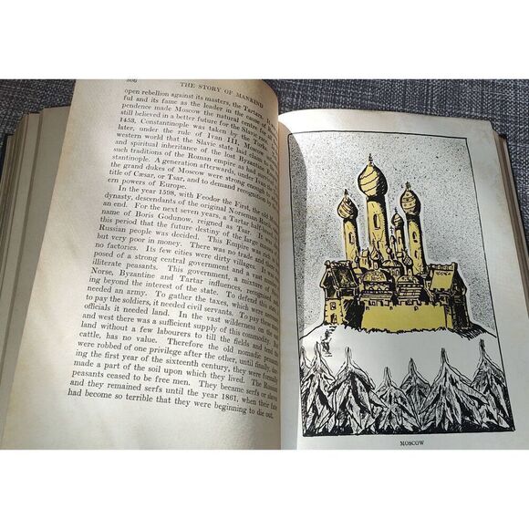 The Story of Mankind by HENDRIK VAN LOON (1922) 1st Edition, Third Printing - Picture 14 of 15